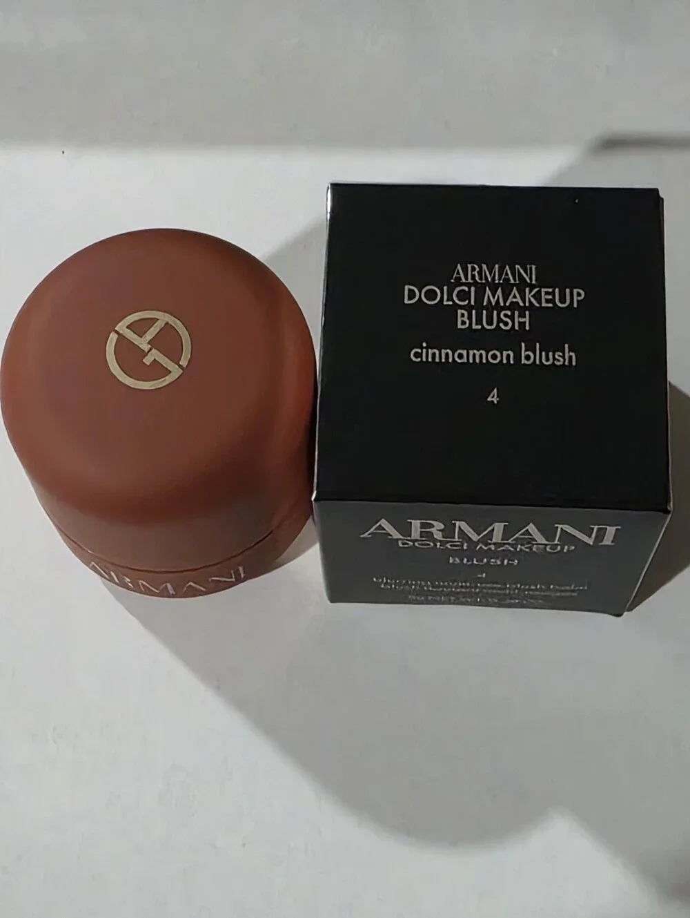 Giorgio Armani DOLCI BLUSH Hybrid cream-to-powder blush 4 CINNAMON BLUSH. BNIB